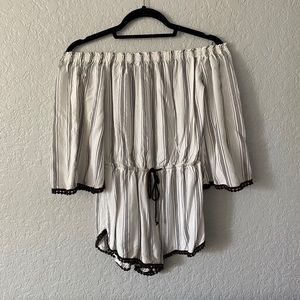 Black and White Romper